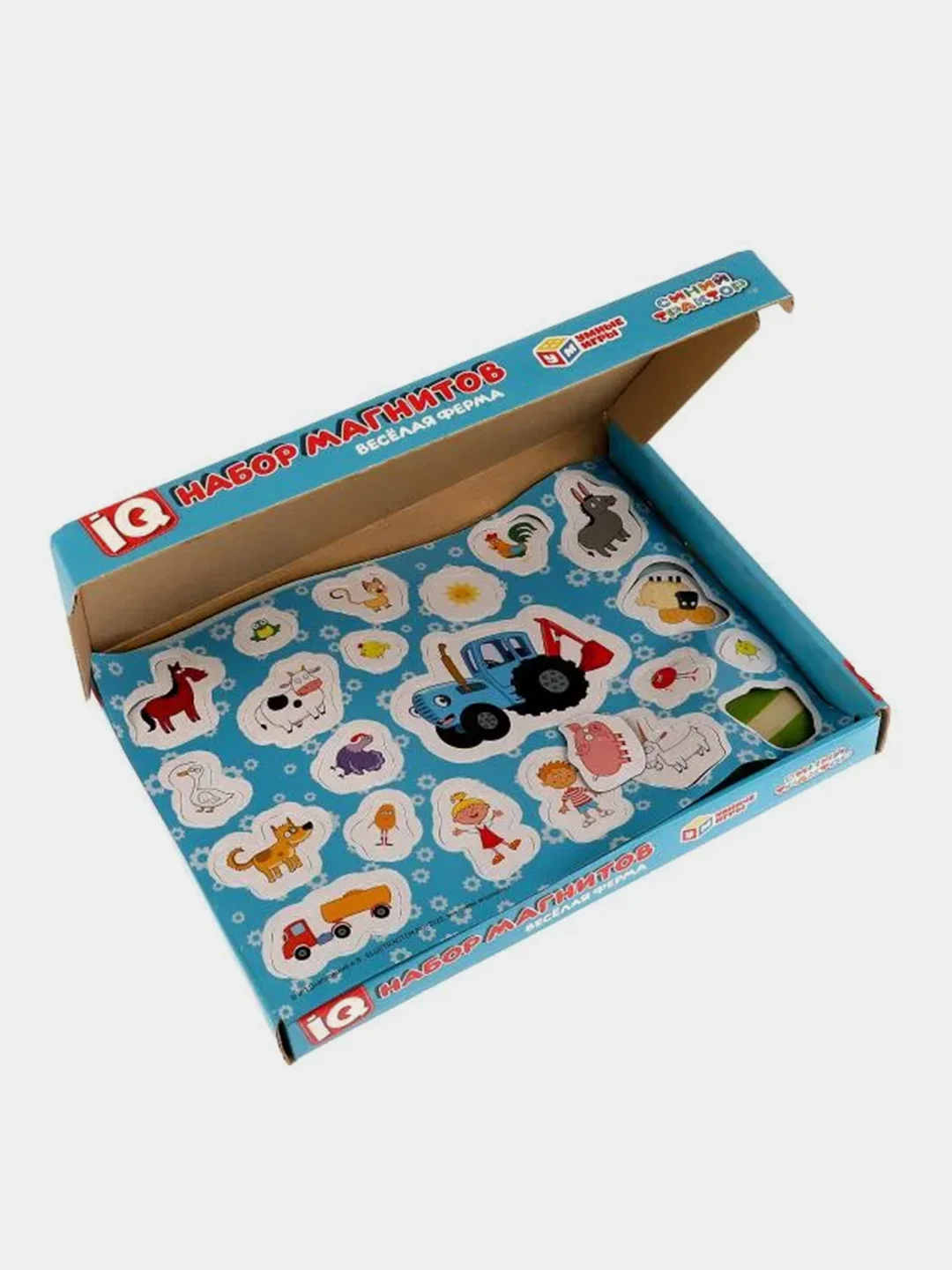 Настольная игра Умные игры IQ магниты Синий трактор