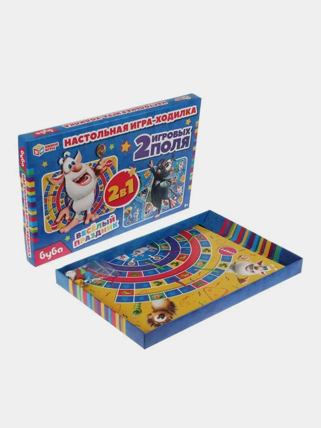 Настольная игра Умные игры Ходилка Буба, 2 в 1