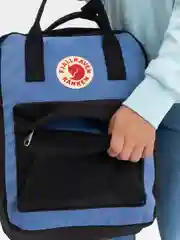 Синий рюкзак с ручками