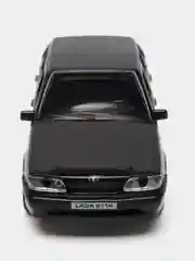 Черный машина LADA-2114 12 см, Технопарк, металлическая, открываются передние двери и багажник