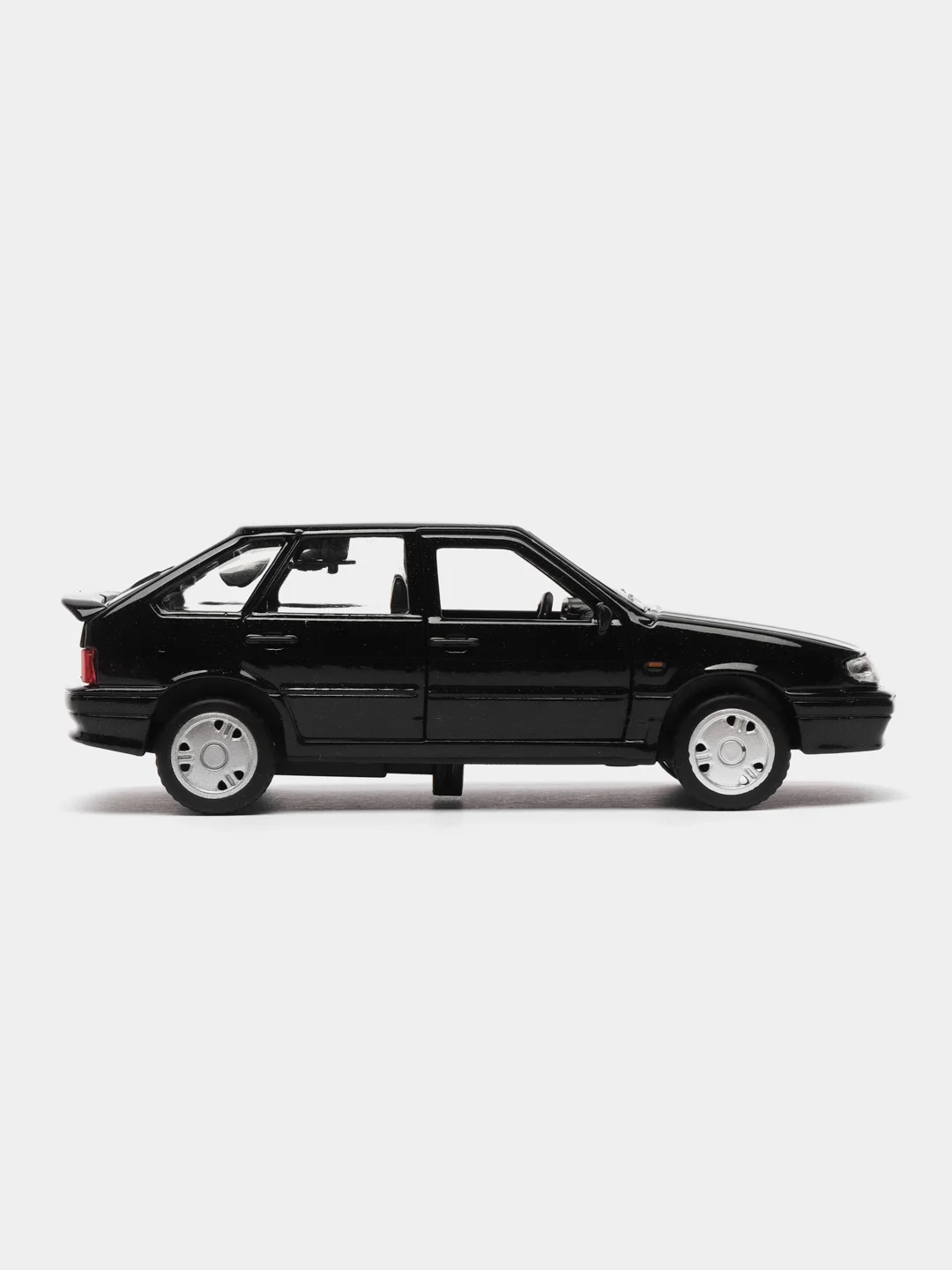 Черный машина LADA-2114 12 см, Технопарк, металлическая, открываются передние двери и багажник