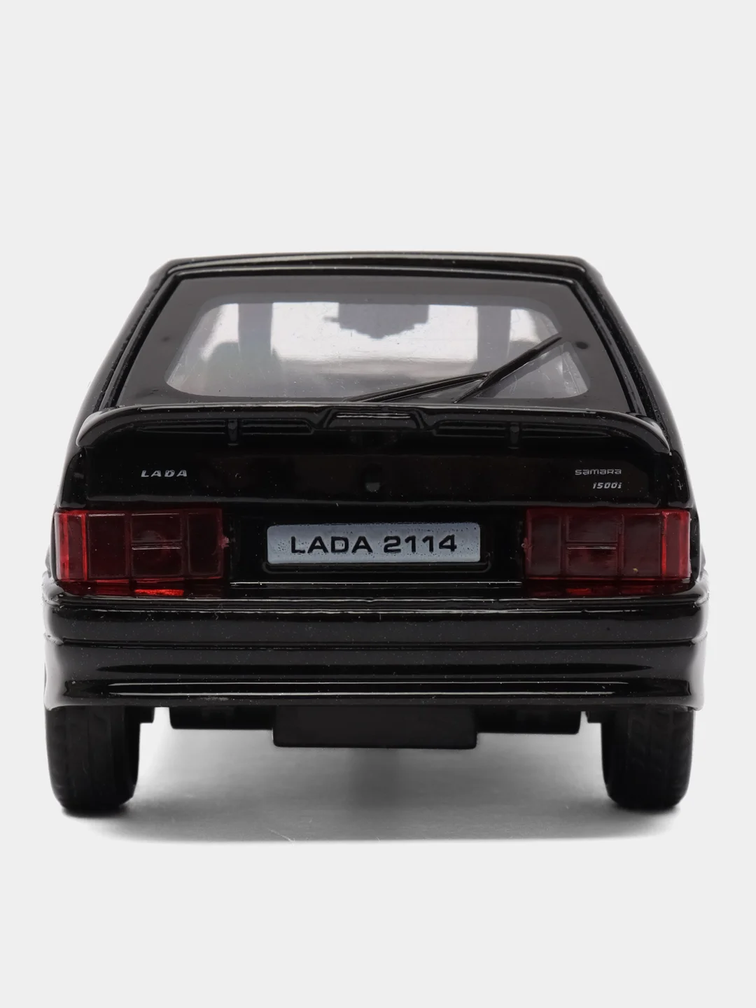Черный машина LADA-2114 12 см, Технопарк, металлическая, открываются передние двери и багажник