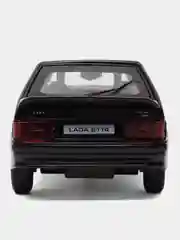 Черный машина LADA-2114 12 см, Технопарк, металлическая, открываются передние двери и багажник