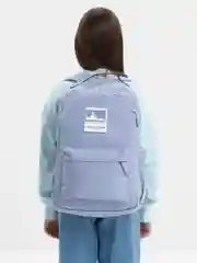 Голубой школьный рюкзак для девочки