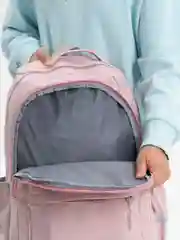 Розовый школьный рюкзак для девочки