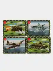 Настольная игра Умные игры  Мемо Военная техника, 5 в 1, 50 карточек