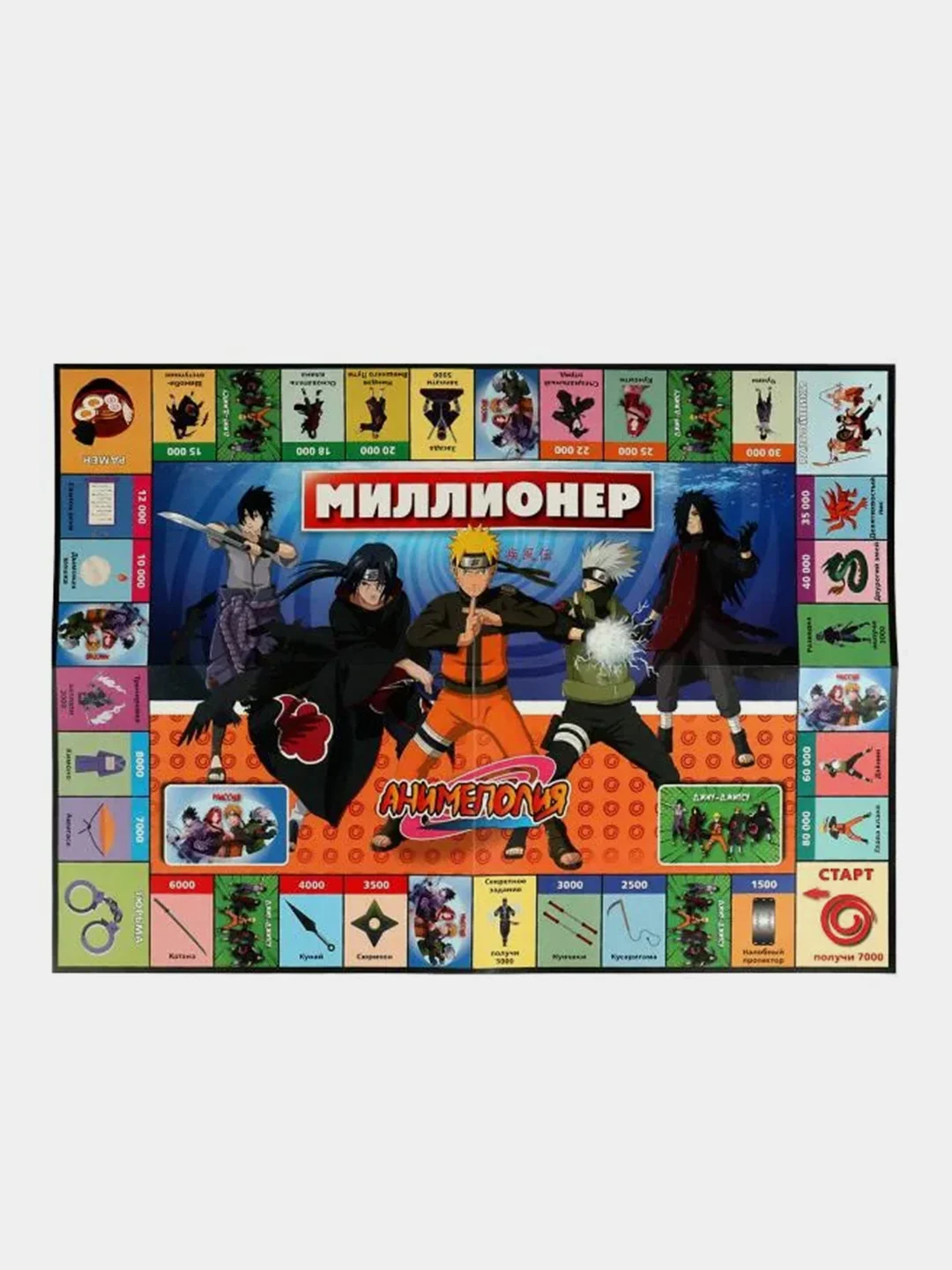 Настольная игра Умные игры Миллионер Анимеполия