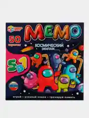 Настольная игра Умные игры Мемо Космический экипаж, 50 карточек,  5 в 1