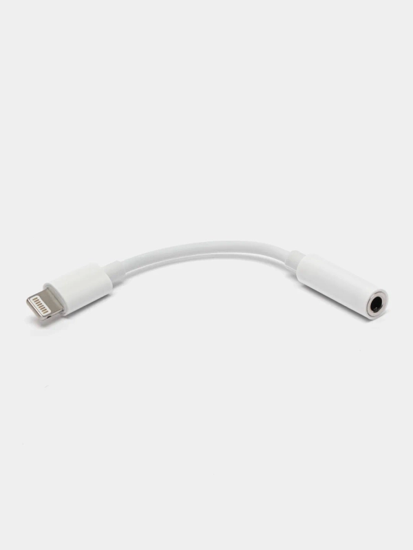 Переходник с разъема для наушников 3,5мм Jack на iPhone Apple Lightning