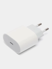 Комплект для быстрой зарядки iPhone, iPad, AirPods: блок питания 20W с проводом 1 м