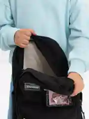 Розовый школьный рюкзак с карманом