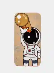 Чехол "Космонавт" для iPhone, на айфон 11 12 13 XR Pro mini X XS 7/8/se