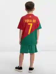 Зеленый детский комплект футбольной формы Messi, Neymar, Cristiano Ronaldo, HAALAND, Benzema