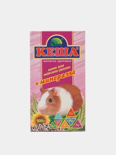 Корм для морских свинок "Кеша", зерновая смесь, 500 г