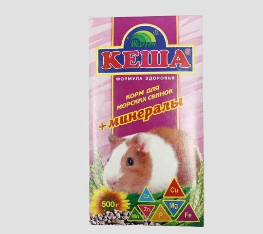 Корм для морских свинок "Кеша", зерновая смесь, 500 г