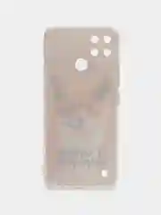 Оранжевый силиконовый чехол на Oppo Realme C21Y/C25Y / Оппо Реалми C21Y/C25Y прозрачный, с рисунком