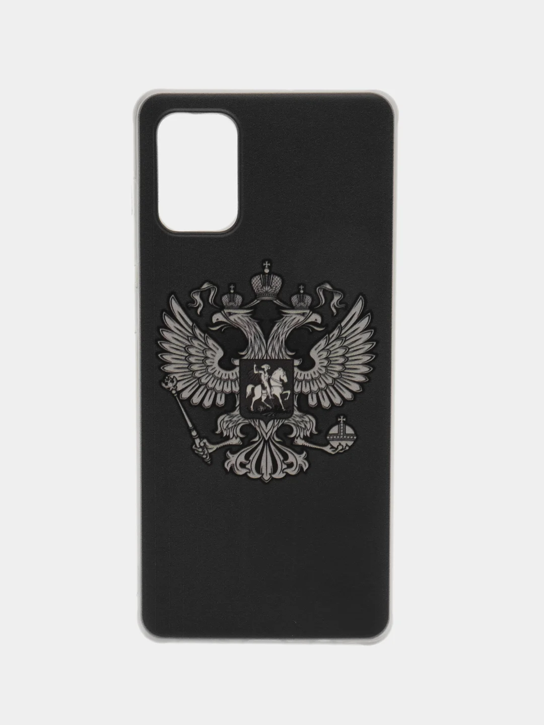 Приглушённый хаки чехол на Samsung Galaxy A71 4G / Самсунг А71 4G прозрачный, с рисунком, защита камеры