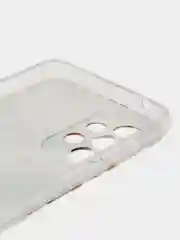 Золотистый хаки чехол на Samsung Galaxy A33 5G / Галакси А33 5G прозрачный, с рисунком, защита камеры