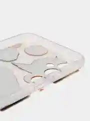 Слоновая кость чехол на Tecno Pova Neo 2 / Текно Пова Нео 2 прозрачный, с рисунком, защита камеры