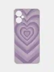Лавандовый чехол на Tecno Spark 9 Pro / Текно Спарк 9 Про прозрачный, с рисунком, защита камеры