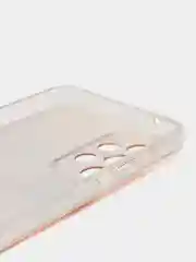 Оранжевый чехол на Samsung Galaxy A33 5G / Галакси А33 5G прозрачный, с рисунком, защита камеры