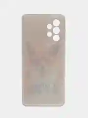Оранжевый чехол на Samsung Galaxy A33 5G / Галакси А33 5G прозрачный, с рисунком, защита камеры