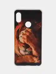 Светло-бежевый чехол на Xiaomi Redmi Note 5/Note 5 Pro / Сяоми Редми Нот 5/5 Про прозрачный, с рисунком