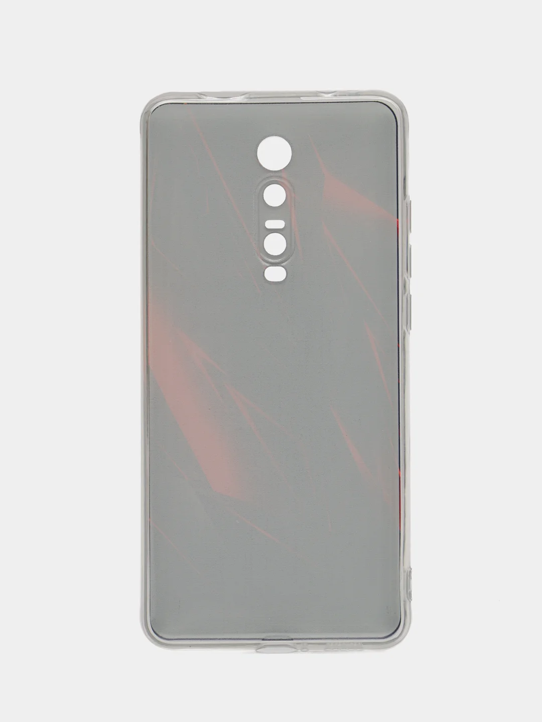 Красный чехол на Xiaomi Redmi K20/K20 Pro/Mi 9T/Mi 9T Pro / Сяоми Редми К20 прозрачный, с рисунком