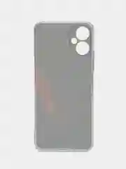 Красный чехол на Tecno Spark 9 Pro / Текно Спарк 9 Про прозрачный, с рисунком, защита камеры
