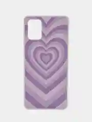 Лавандовый чехол на Samsung Galaxy A71 4G / Самсунг А71 4G прозрачный, с рисунком, защита камеры
