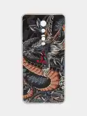 Коричневый чехол на Xiaomi Redmi K20/K20 Pro/Mi 9T/Mi 9T Pro / Сяоми Редми К20 прозрачный, с рисунком