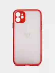 Красный чехол для iPhone  11 12 7 / 8 Plus / SE2 / X / XS / XR  / 13 Pro Max айфон про макс