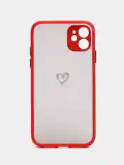 Красный чехол для iPhone  11 12 7 / 8 Plus / SE2 / X / XS / XR  / 13 Pro Max айфон про макс