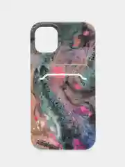 Белый чехол на айфон (iPhone) 11 12 13 Pro max Mini 7 8 Plus XR XS Max силиконовый караман карт