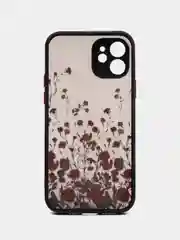 Розовый чехол для айфон (iPhone) 11 13 14 15 / 7 / 8 Plus / SE2 Pro Max XR про макс пластиковый