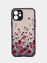 Розовый чехол для айфон (iPhone) 11 13 14 15 / 7 / 8 Plus / SE2 Pro Max XR про макс пластиковый