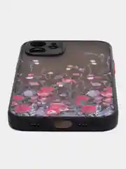 Розовый чехол для айфон (iPhone) 11 13 14 15 / 7 / 8 Plus / SE2 Pro Max XR про макс пластиковый