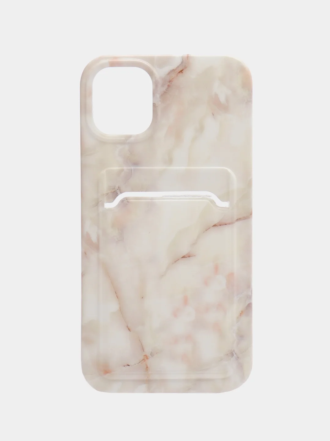 Бежевый чехол на айфон (iPhone) 11 12 13 Pro max Mini 7 8 Plus XR XS Max силиконовый караман карт