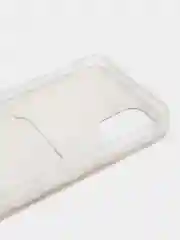 Бежевый чехол на айфон (iPhone) 11 12 13 Pro max Mini 7 8 Plus XR XS Max силиконовый караман карт