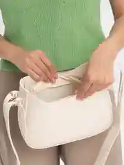 Белый сумка женская, через плечо