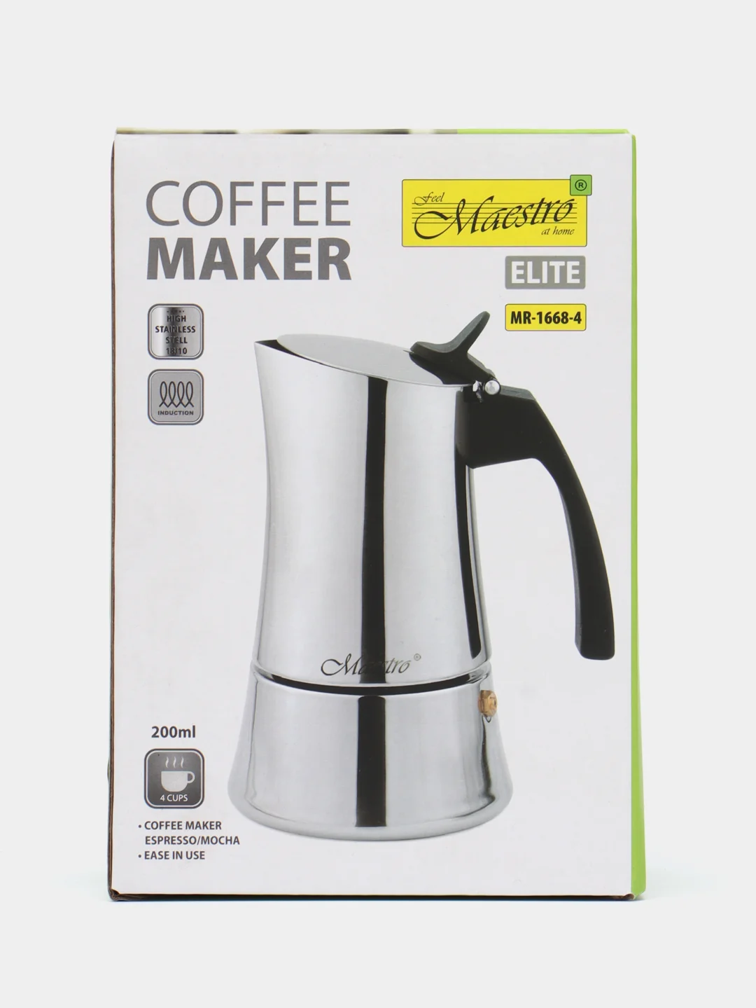 Кофеварка Maestro MR-1668-4 "Espresso Moka" 200мл