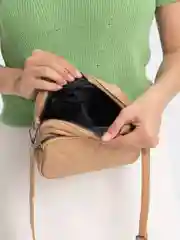 Карамельный сумка женская, через плечо, на каждый день, экокожа
