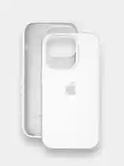 Белый чехол iPhone, Айфон 11, 13, 14, 15, Про Макс, Pro Max, силиконовый Silicone Case