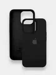 Черный чехол iPhone, Айфон 11, 13, 14, 15, Про Макс, Pro Max, силиконовый Silicone Case
