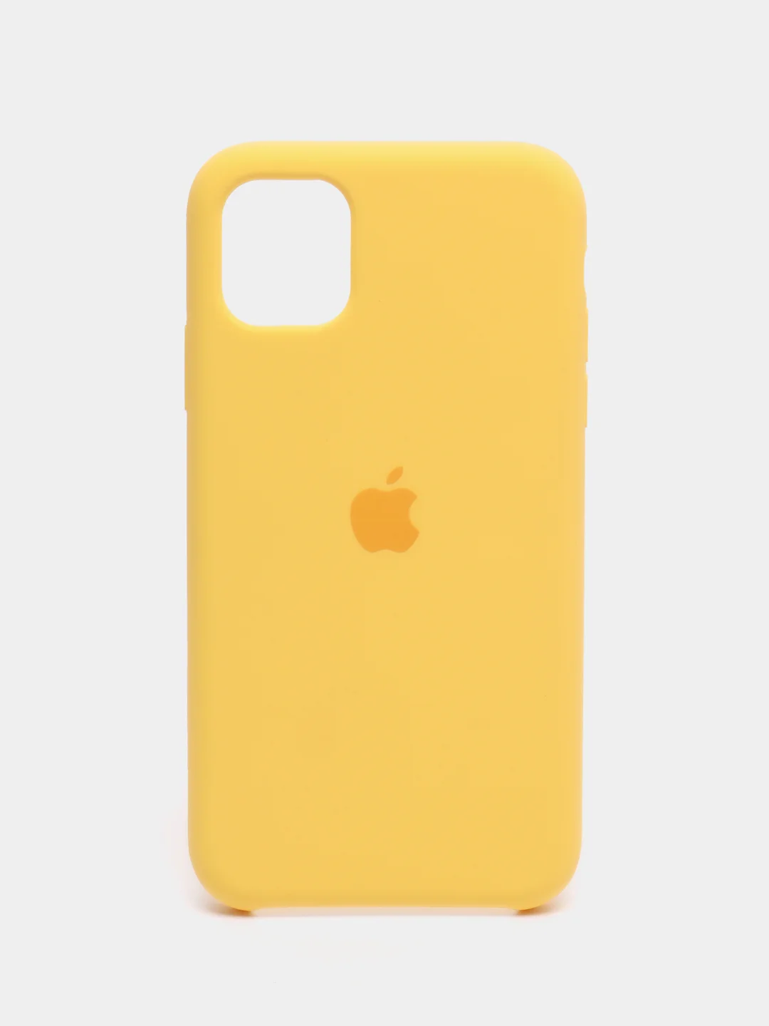 Желтый чехол для iPhone 12 11 XR XS 7 8 SE Plus Pro Max силиконовый айфон