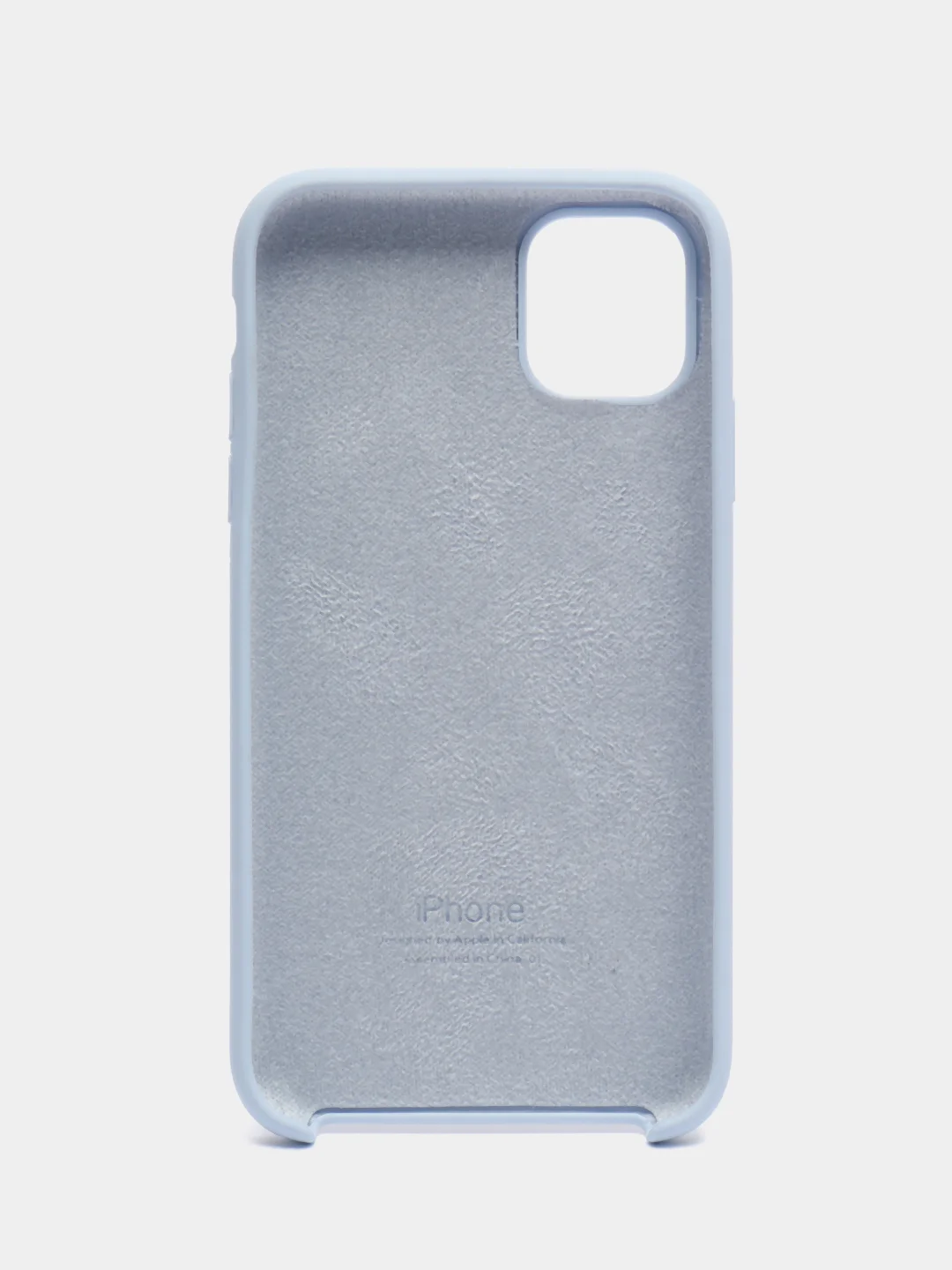 Синий чехол для iPhone 12 11 XR XS 7 8 SE Plus Pro Max силиконовый айфон