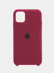 Багровый чехол для iPhone 12 11 XR XS 7 8 SE Plus Pro Max силиконовый айфон