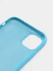 Синий чехол для iPhone 12 11 XR XS 7 8 SE Plus Pro Max силиконовый айфон