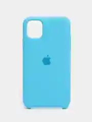 Синий чехол для iPhone 12 11 XR XS 7 8 SE Plus Pro Max силиконовый айфон