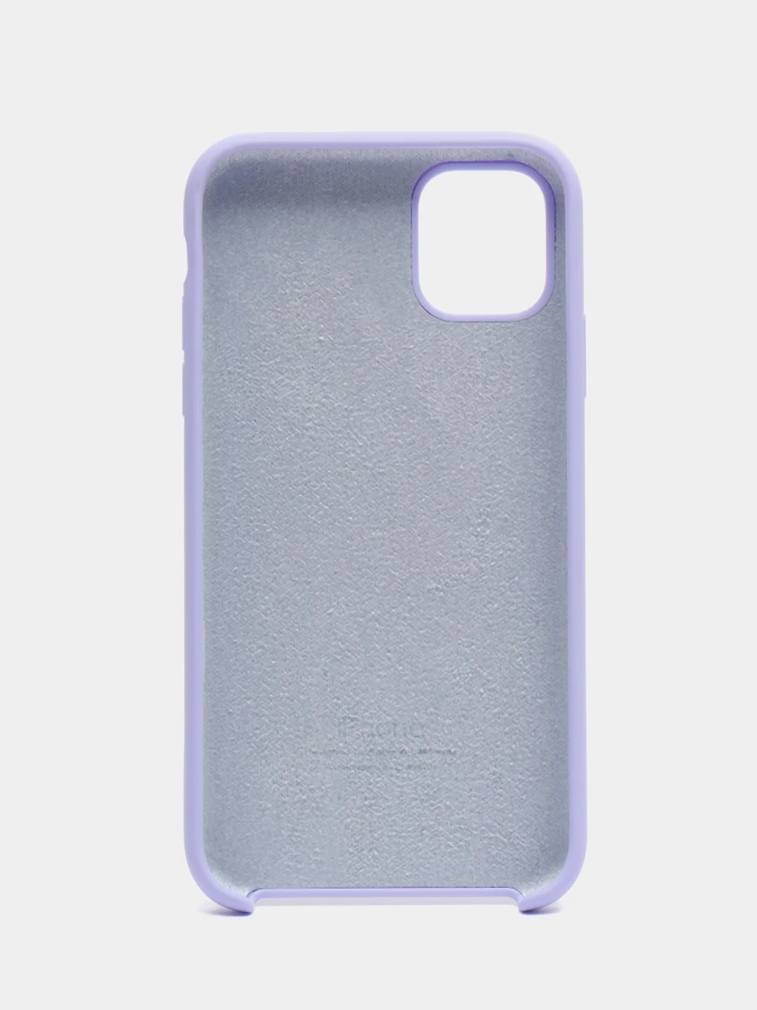 Лавандовый чехол для iPhone 12 11 XR XS 7 8 SE Plus Pro Max силиконовый айфон
